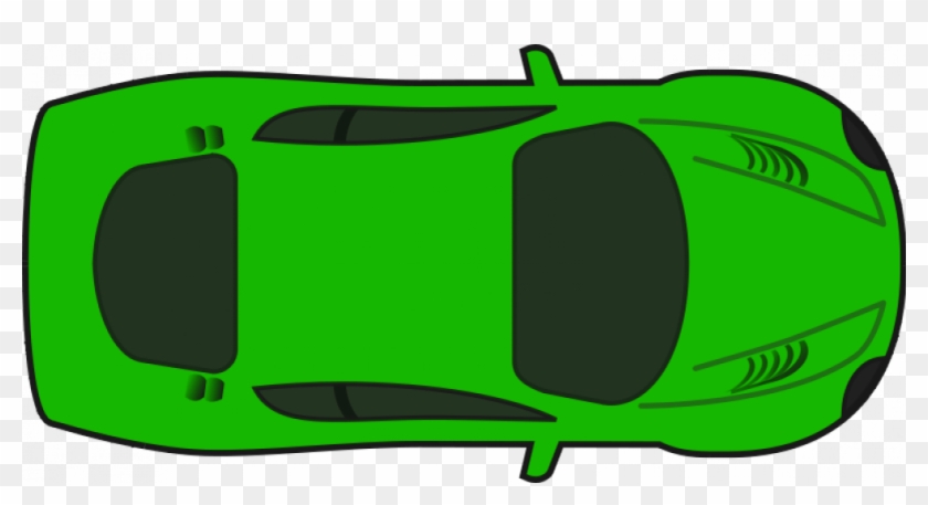 Race Car Clipart Transparent Car - Cartoon Race Car Top View #328177
