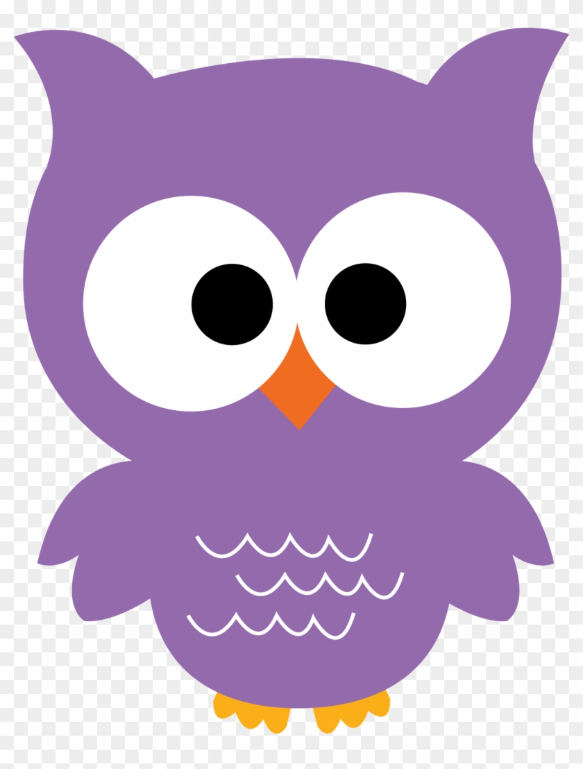 Purple Owl Clipart - Cute Purple Owl Clipart #328238