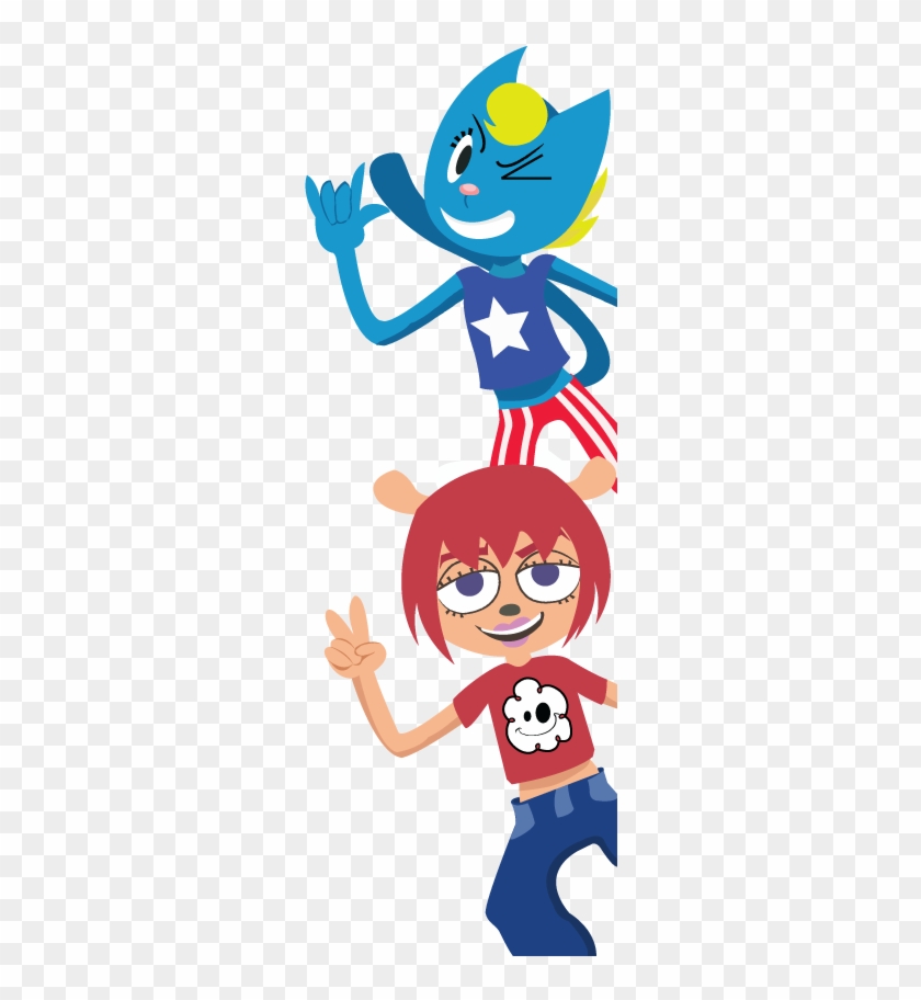 Katy And Lammy By Dbkit - Cartoon #328269