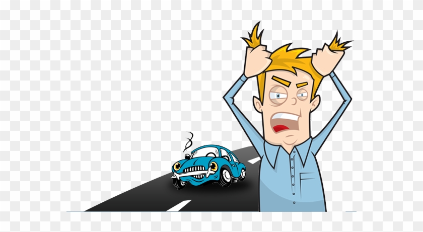 Sell Crashed Or Broken Car - Pulling Hair Out Clipart #328353