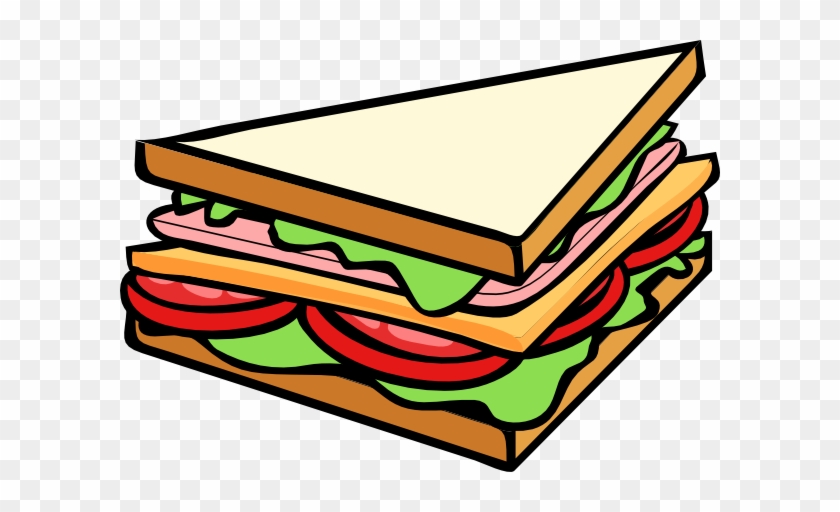 Sandwich Half Clip Art - Sandwich Clipart #328461