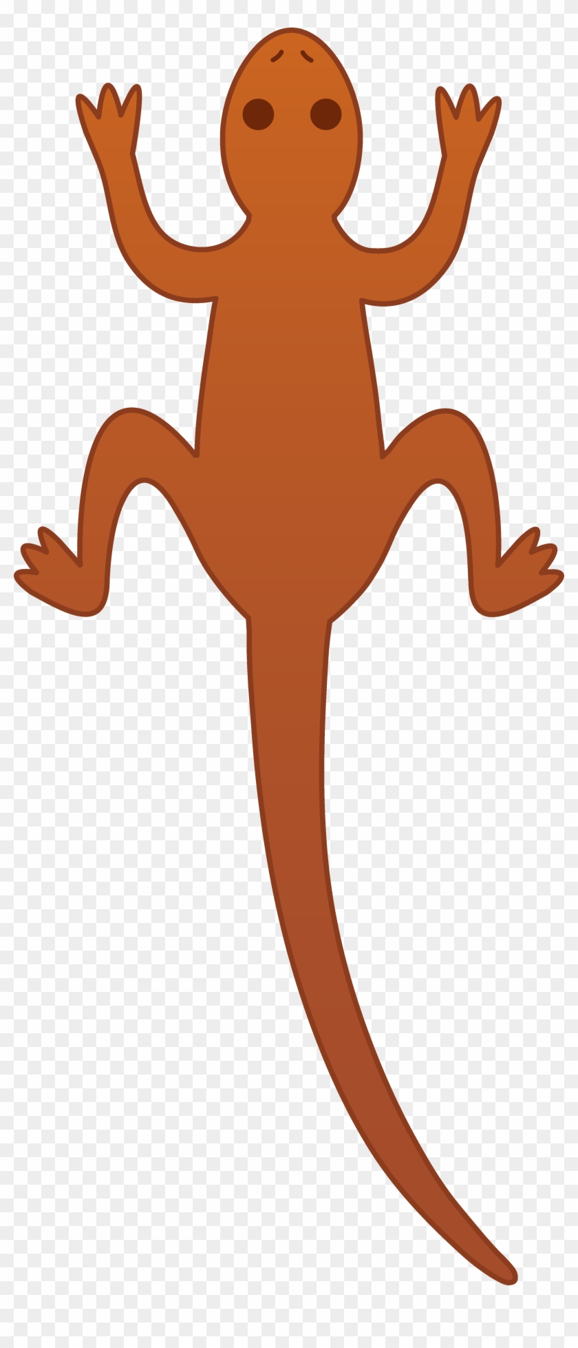 Cute Brown Lizard - Clipart Lizard #328465