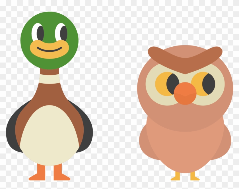 Owl Duck Cartoon - Vector Graphics #328475