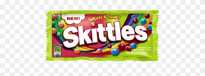 Skittles Sweets & Sours Bite Size Candies - Sweet And Sour Skittles #328579