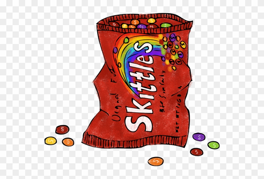 Cartoon Bag Of Skittles #328614