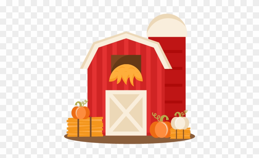 Miss Kate Cuttables Svg Scrapbook Cut File Cute Clipart - Fall Barn Clipart #328696