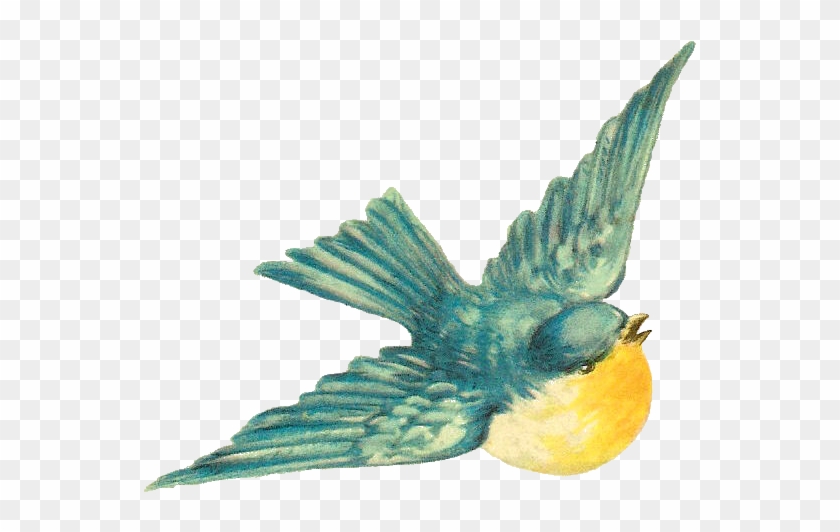 Free Bird Clip Art - Sweet Messenger Whimsical Wooden Pendant,blue Bird #328802