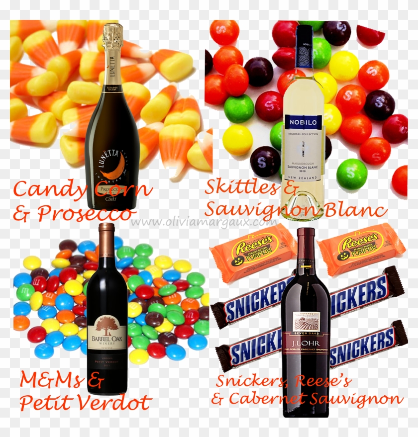 Lunetta Prosecco With Candy Corn - Snickers Candy Bar #328816