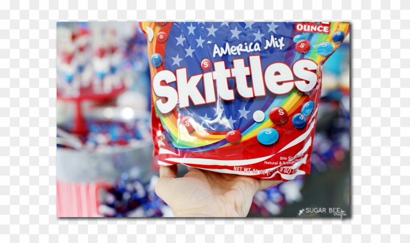 America Mix Skittles Party Decor Tablescape Ideas - Skittles America Mix Candy Bag, 14 Ounce #328821