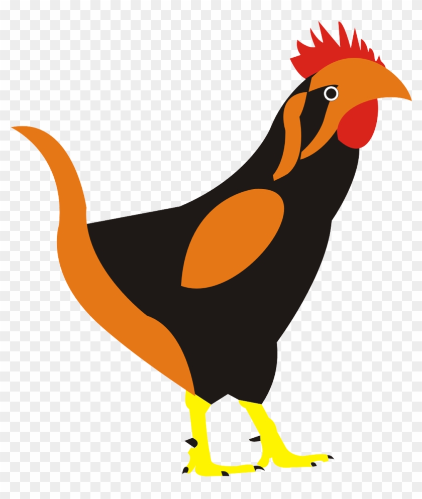Rooster Chicken Drawing Clip Art - Rooster Chicken Drawing Clip Art #328951