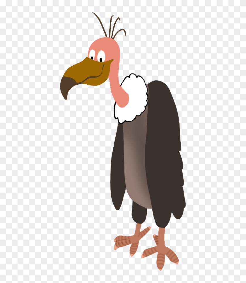 Funny Clip Art Vulture - Cartoon Vulture Transparent Background Eating #328980