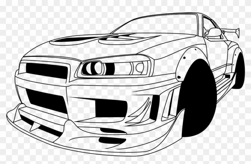 Nissan Skyline Line Art - Group A #329000