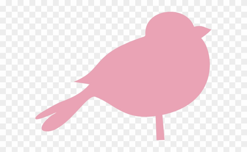 Pink Chubby Bird 2 Clip Art - Bird Vector Png Pink #329025
