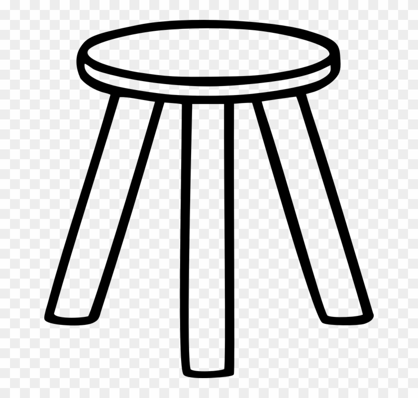 Cat-1 - Three Legged Stool Png #329113