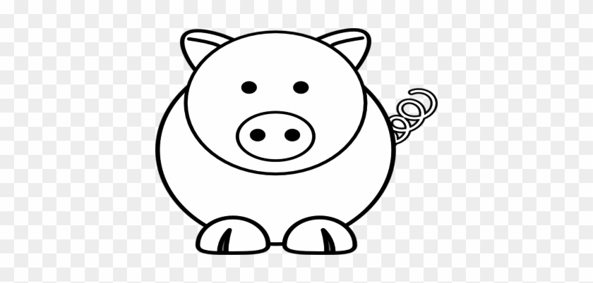 Cartoon Coloring Thumbnail Size Cartoon Sheep Pig Clip - Easy Coloring Pages Of Animals #329126