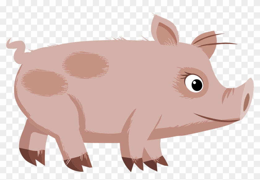 Glitch Clipart Domestic - Le Cochon Clipart #329233