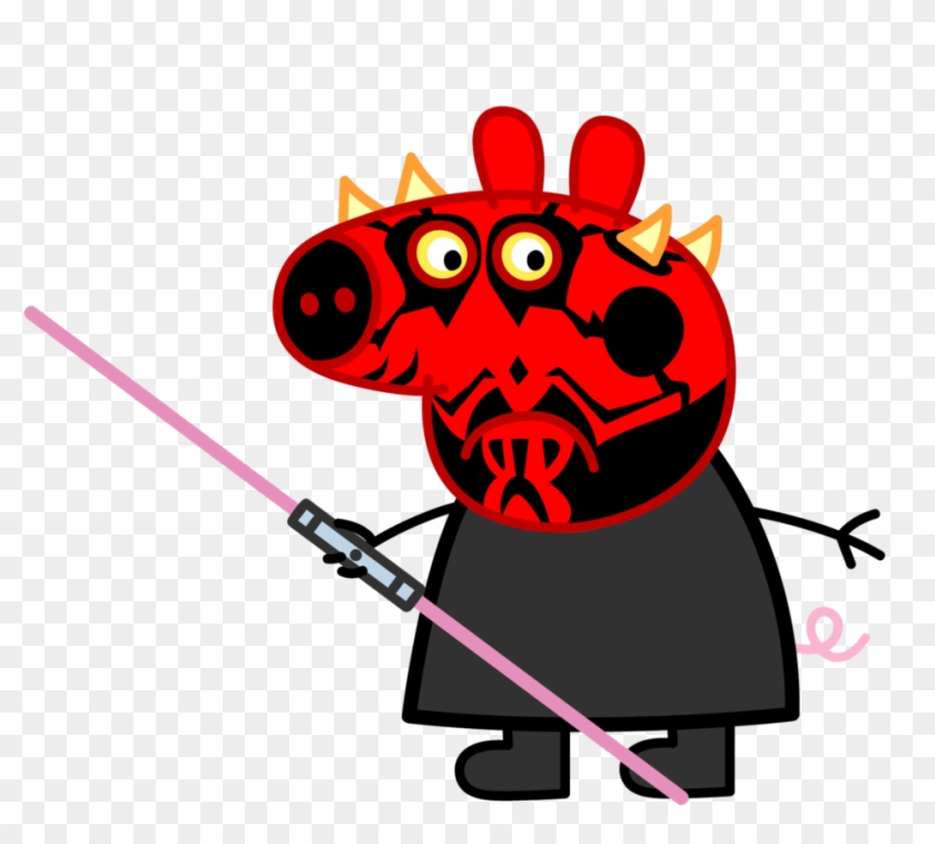 Darth Peppa Pig Monster By Huuthuat - Peppa Pig Mlg Png #329256