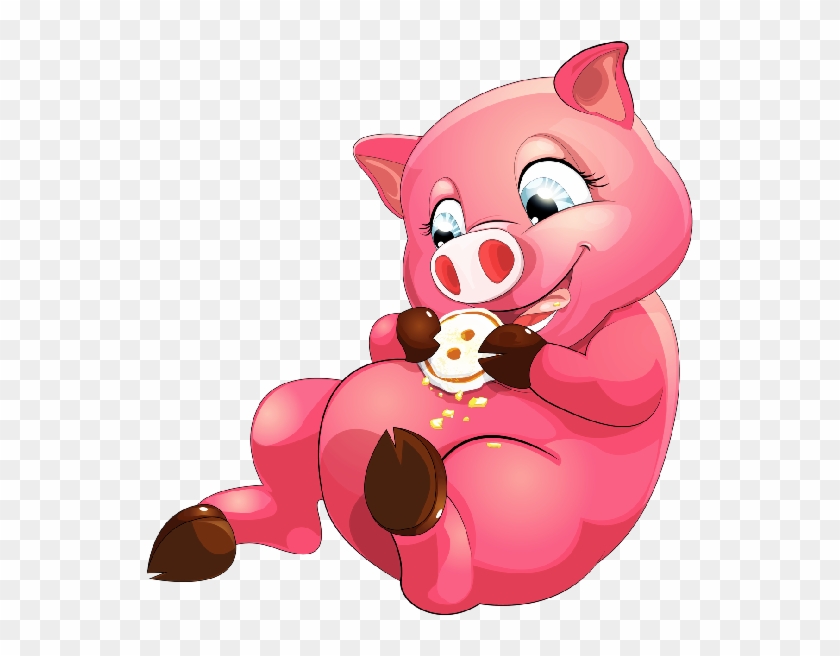 Cute Funny Cartoon Pigs Animal Clip Art Images - Domestic Pig #329283