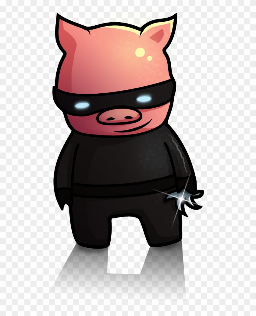 Ninja Pig By Droganaida - Ninja Pig Png #329292