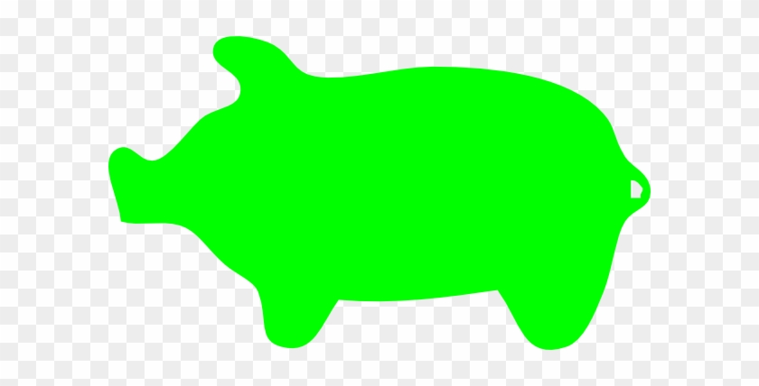 Green Pig Clip Art #329320