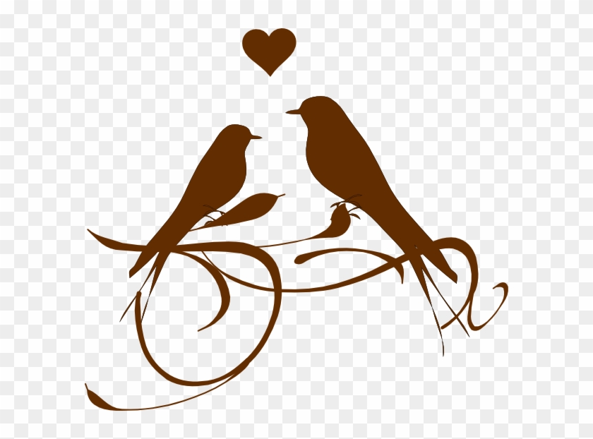 Love Bird On Branch Clip Art Download - Clip Art Love Birds #329411