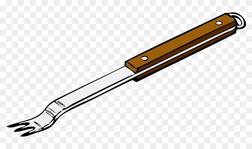 Flippers Clipart Bbq Utensil - Bbq Tongs Clip Art #329416