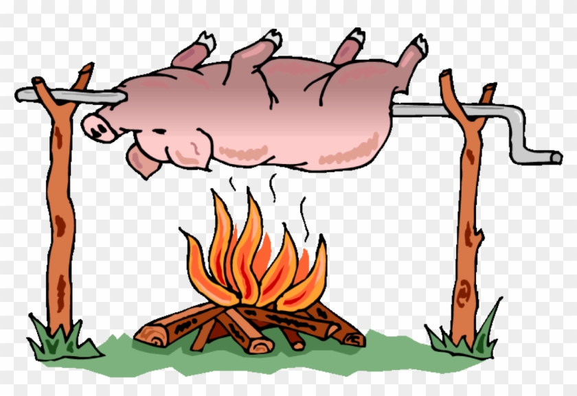 17th Annual Hog Roast - Pig On A Spit #329424