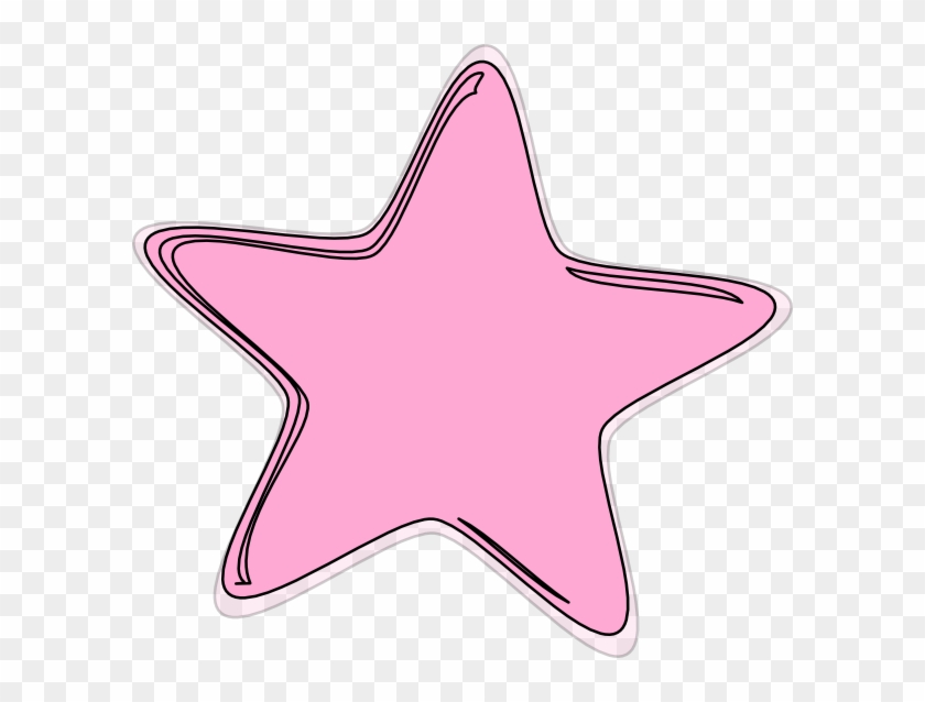 Pink Star Clip Art At Clkercom Vector Online - Clip Art #329515