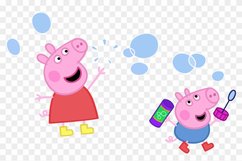 Daddy Pig Thomas Peppa Pig Bubbles Drawing - Peppa Pig Png #329582