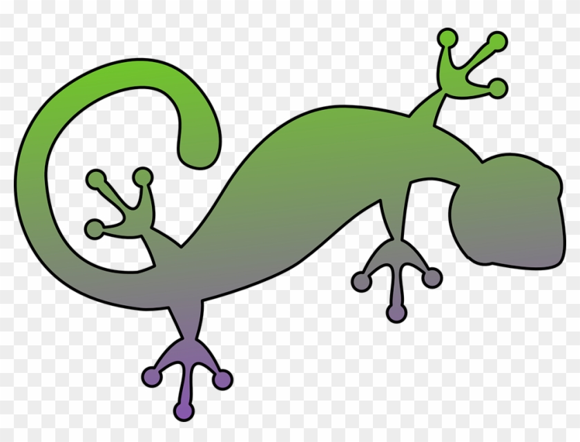 Salamander Clipart Green Lizard - Gecko Clip Art #329586