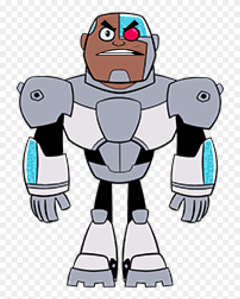 Cyborg Clipart Superhero - Draw Cyborg From Teen Titans Go #329603