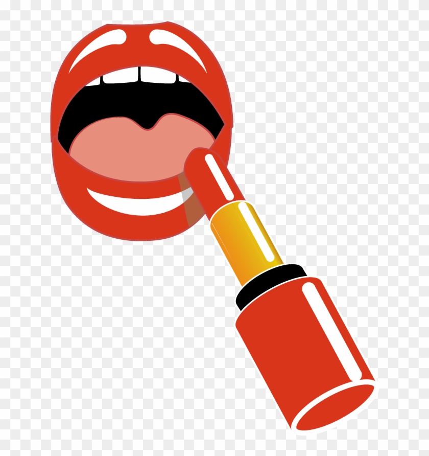 Lipstick Red Clip Art - Lipstick Red Clip Art #329653