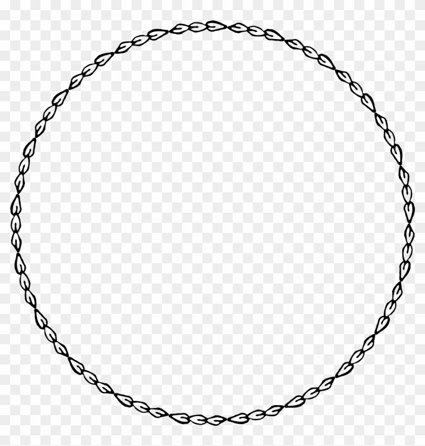 Border Circle Frame Clip Art - Vintage Circle Border #329722