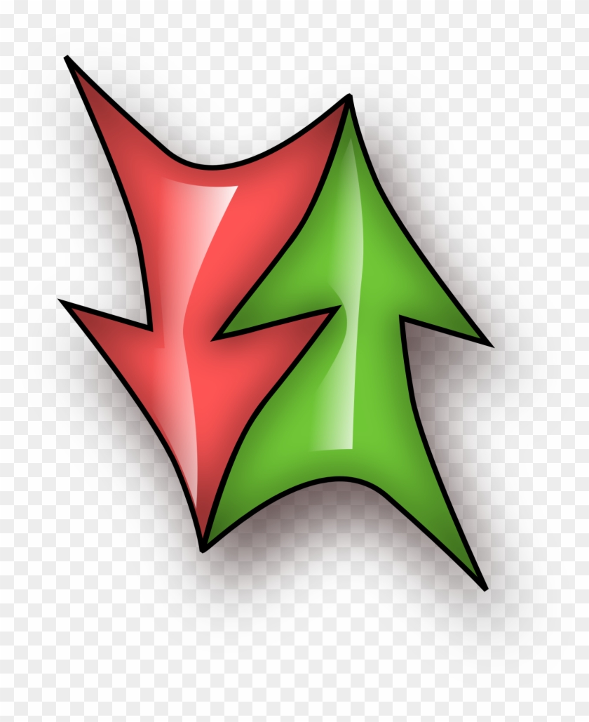 Top Down And Bottom Up Design Arrow Clip Art - Top Down And Bottom Up Design Arrow Clip Art #329853