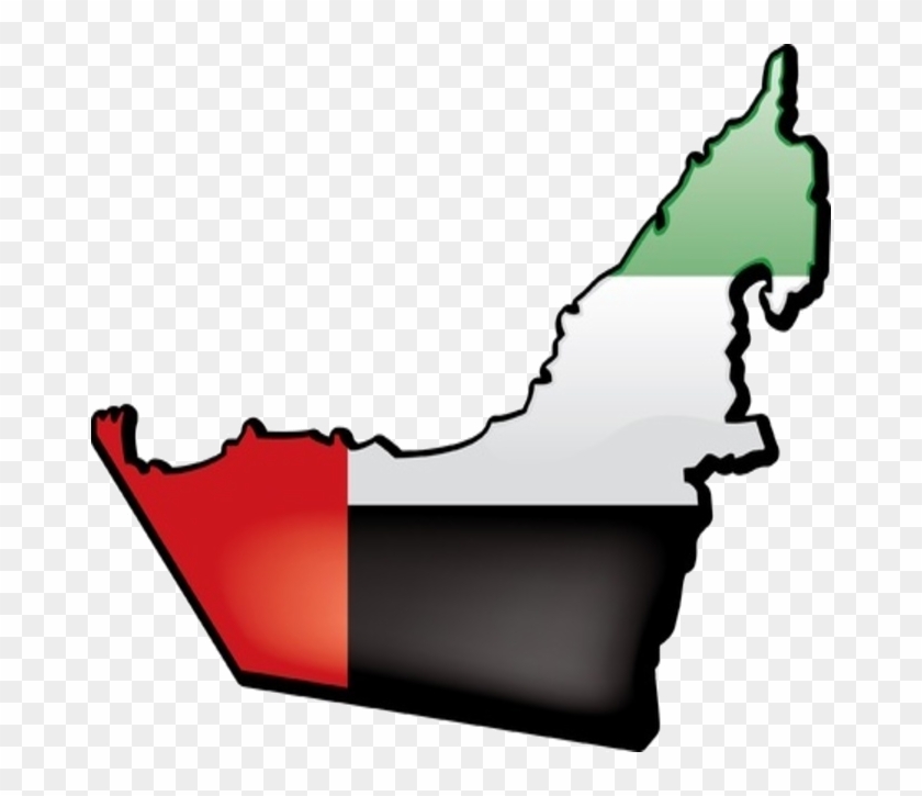 Flag Of The United Arab Emirates Map Clip Art - Flag Of The United Arab Emirates Map Clip Art #329864
