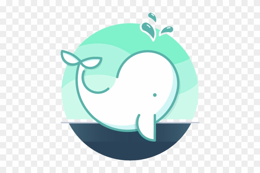 Logo Whale Dribbble Illustration - Portable Network Graphics #329859