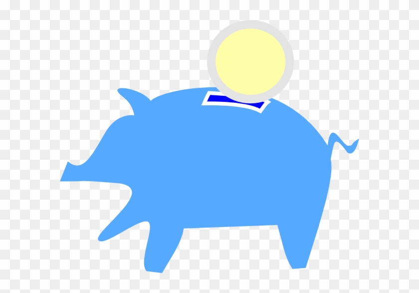 Piggy Bank Eating Clip Art At Clker - Clip Art #329925