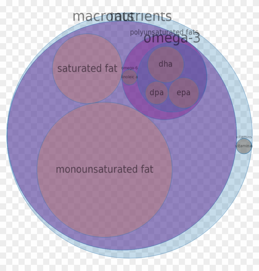 Oil, Beluga, Whale All Nutrients By Relative Proportion - Circle #329967