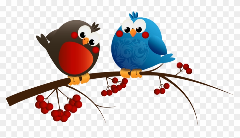 This Cute Bird Couple Was Created For A Web Application - This Cute Bird Couple Was Created For A Web Application #329988
