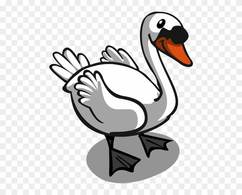 The Ugly Duckling Is Happy - Ugly Duckling Swan Clipart #330013