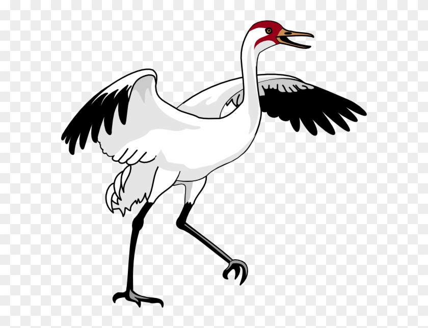 Swan 3 Svg Clip Arts 600 X 564 Px - Whooping Crane Clip Art #330031