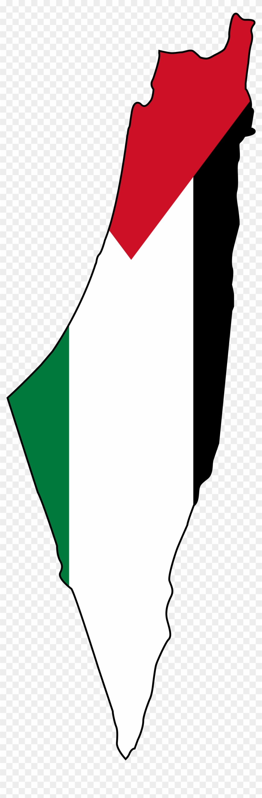 Israeli Flag Cliparts 17, Buy Clip Art - Palestine Map With Flag #330045