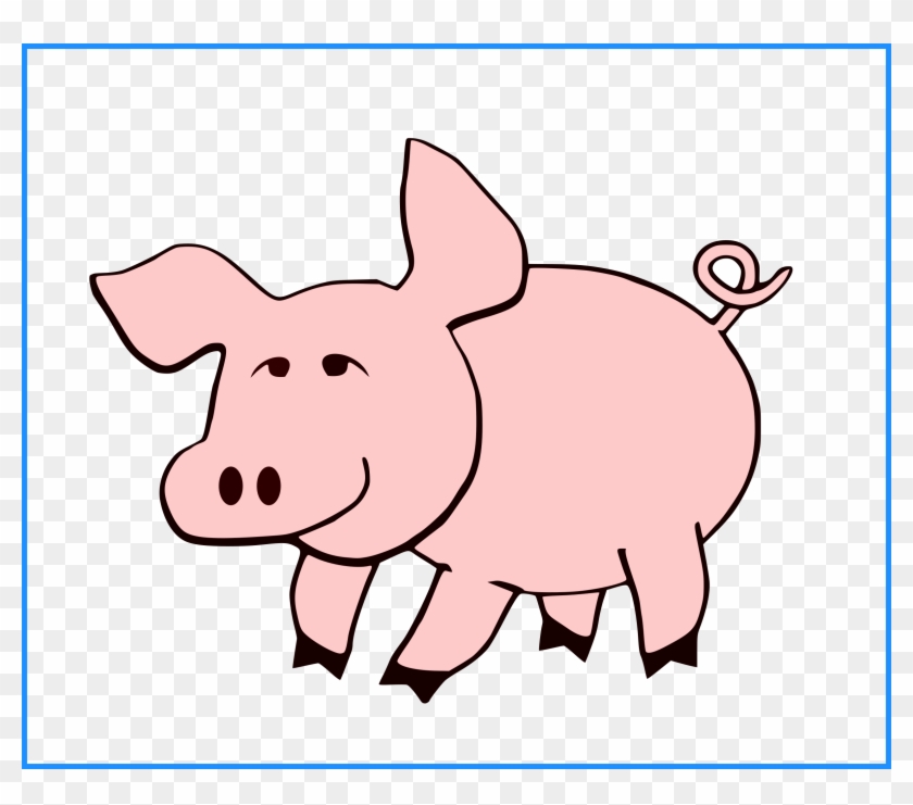 Appealing Pig Tail Clipart Collection Cute Little Pink - Cute Pig Coloring Pages #330086