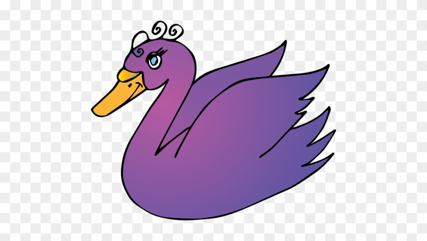 Purple Swan-very Rare Bird Whose Magic Feathers We - Purple Swan-very Rare Bird Whose Magic Feathers We #330091