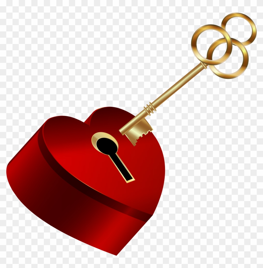 Heart With Key Png Clip Art Image - Heart With Key Png Clip Art Image #330136