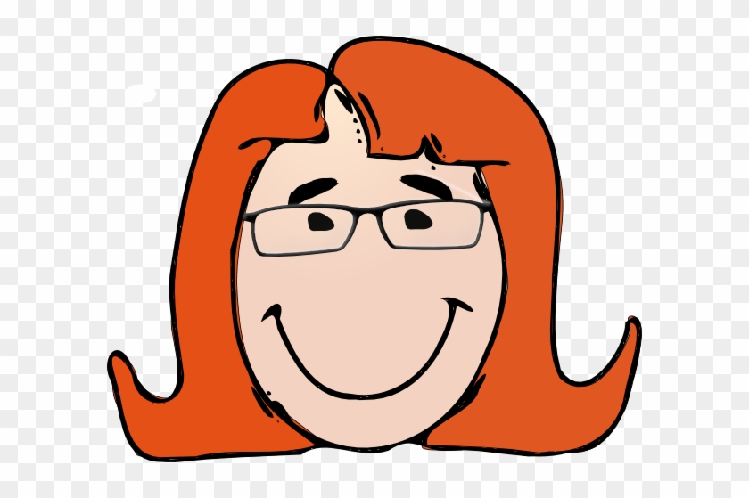 Woman With Orange Hair Clip Art Mother Face Cartoon Full Size PNG