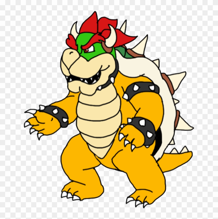 Drawing Tablet Bowser By Starwolf597 On Deviantart - Bowser Drawing #330212