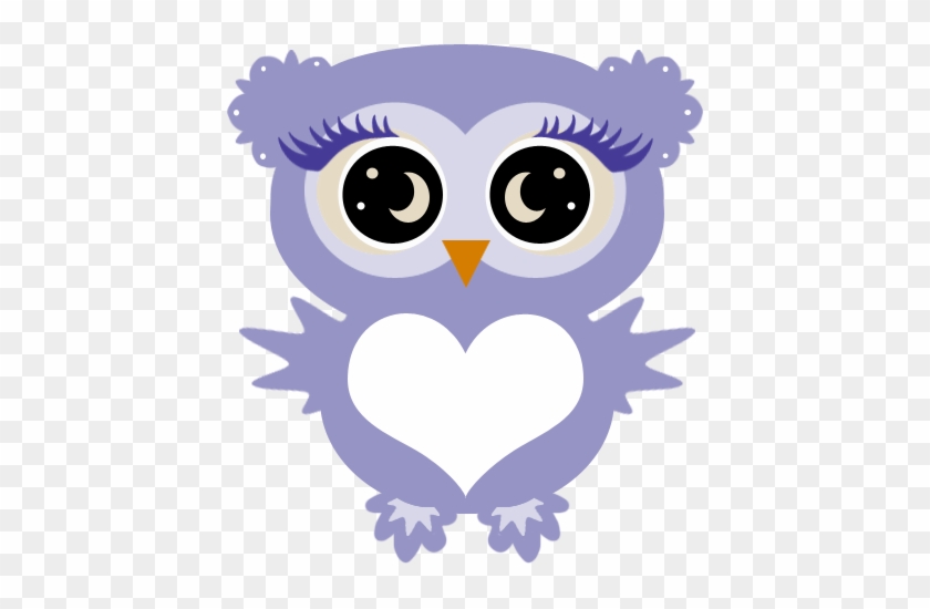 Tawny Owl Purple Owl Pink Owl Orange Owl - Teal Owl Clipart #330244