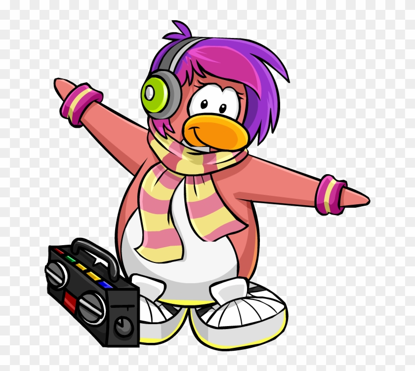 Cadence's Boombox - Club Penguin Cadence Gif #330292