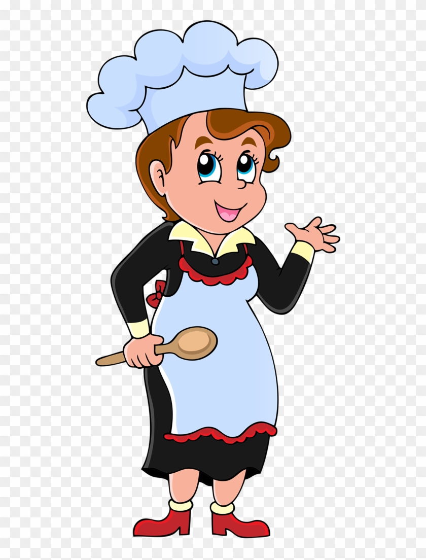 Old Lady Cook Clip Art #330308